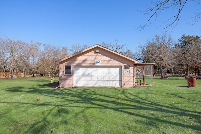 exterior space featuring a yard