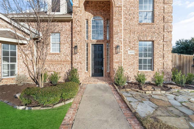 view of entrance to property