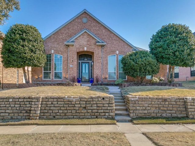 view of front property with a front yard