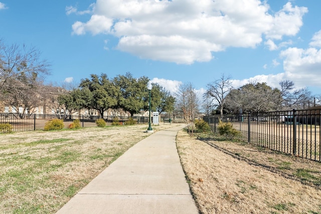 view of property's community