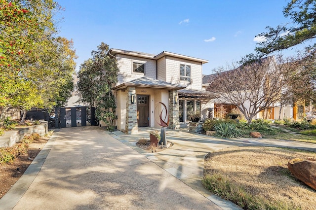 view of front of home