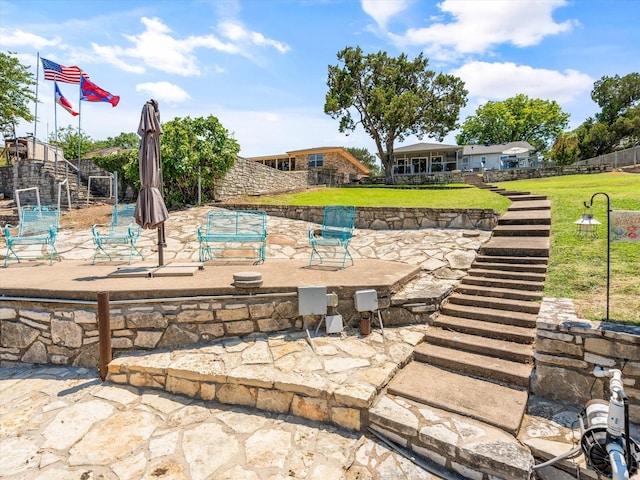 view of patio