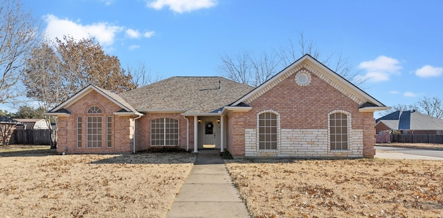 view of front of property