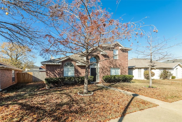 view of front of house featuring a front yard