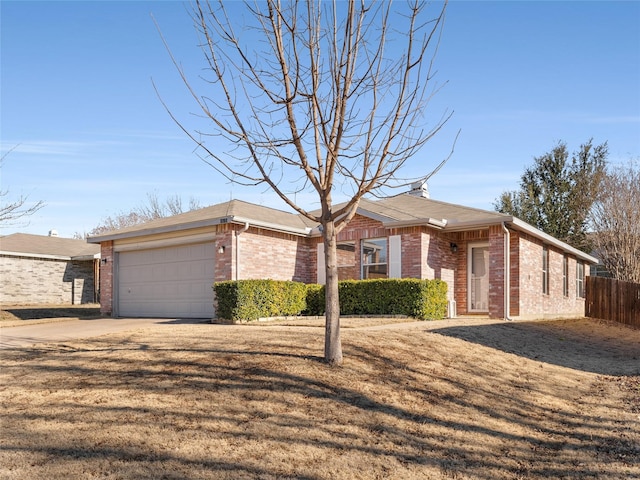 ranch-style house with a garage