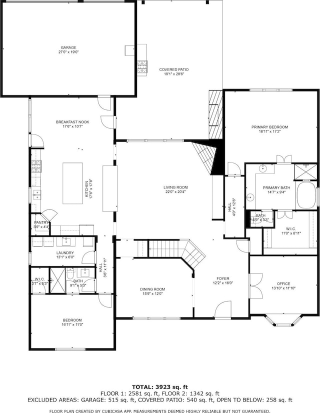 1151 Deer Lake Dr, Frisco, TX 75036 - room layout