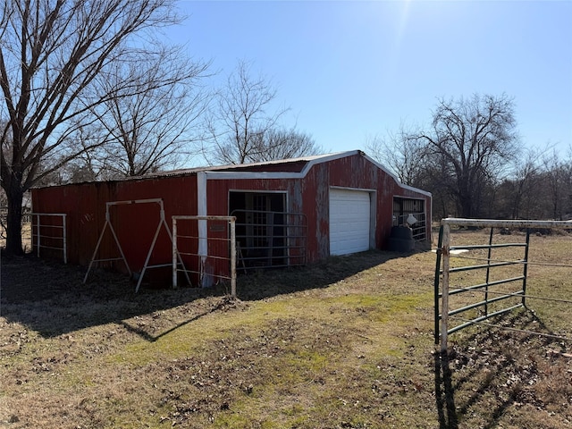 view of outbuilding