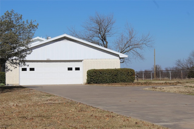 view of side of property