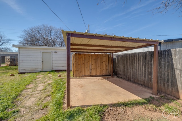 view of outbuilding