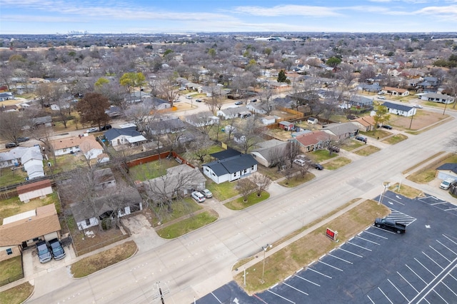 aerial view featuring a residential view