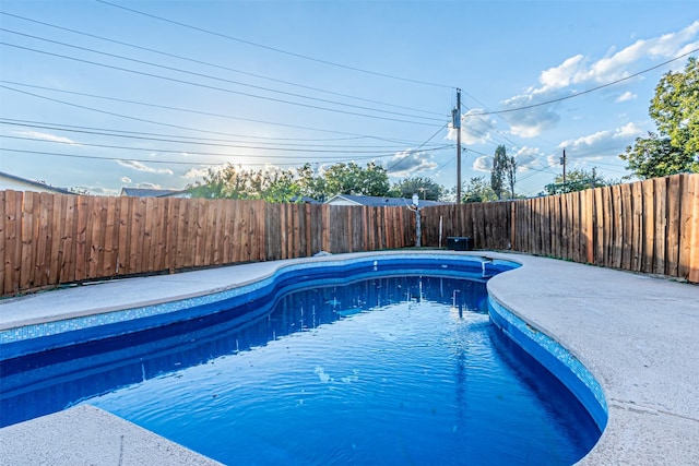 view of pool