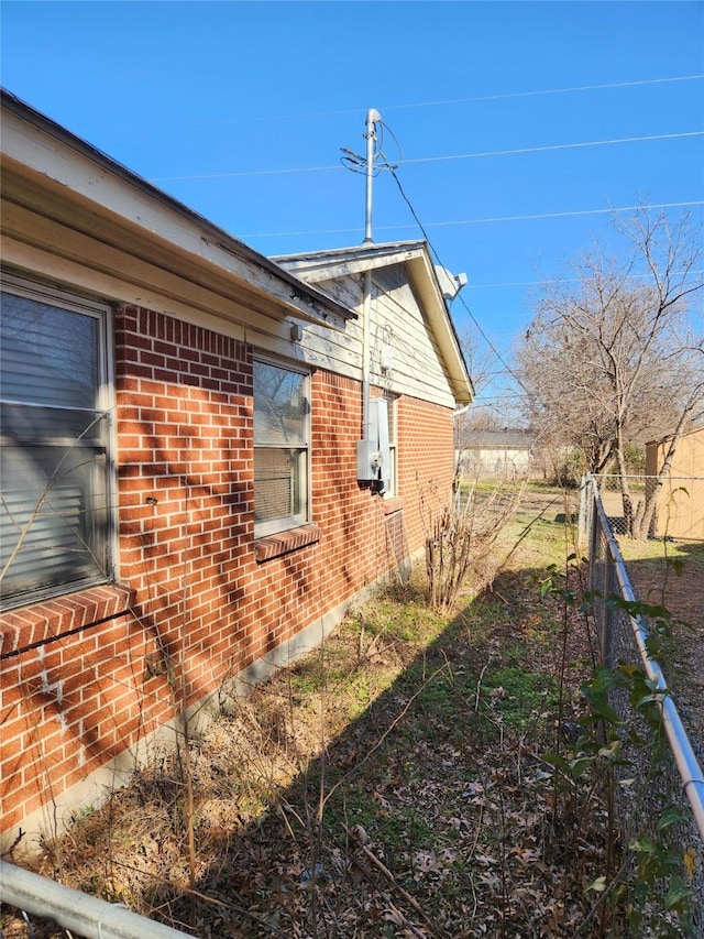 view of home's exterior