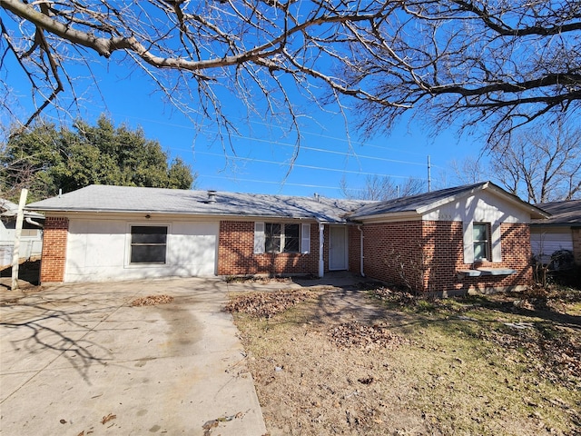 view of ranch-style home