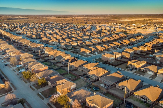 aerial view featuring a residential view