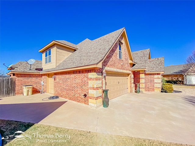 view of front of property with a patio