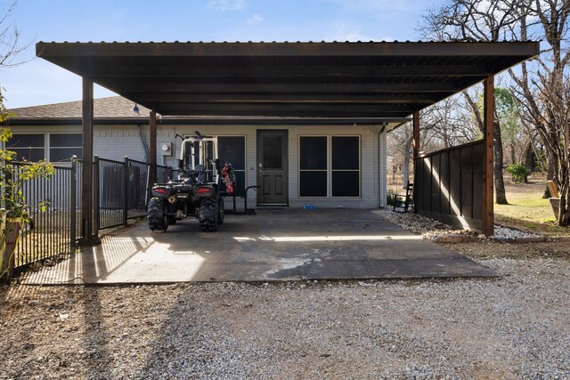 view of rear view of property