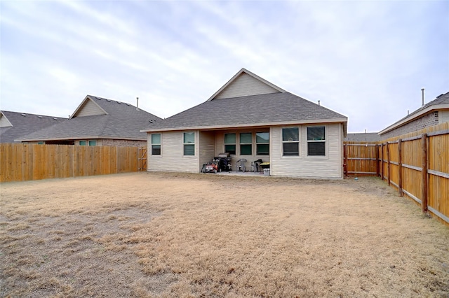 view of rear view of property