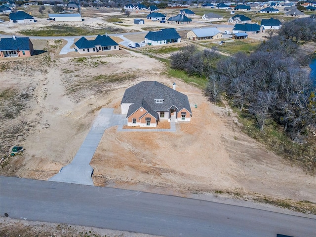 bird's eye view featuring a residential view