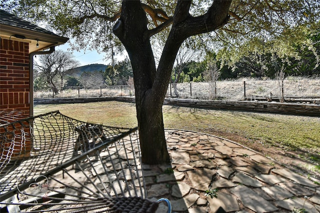 exterior space featuring a mountain view