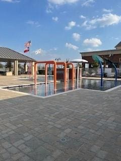 view of property's community with a gazebo