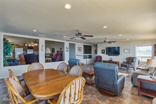 view of dining room