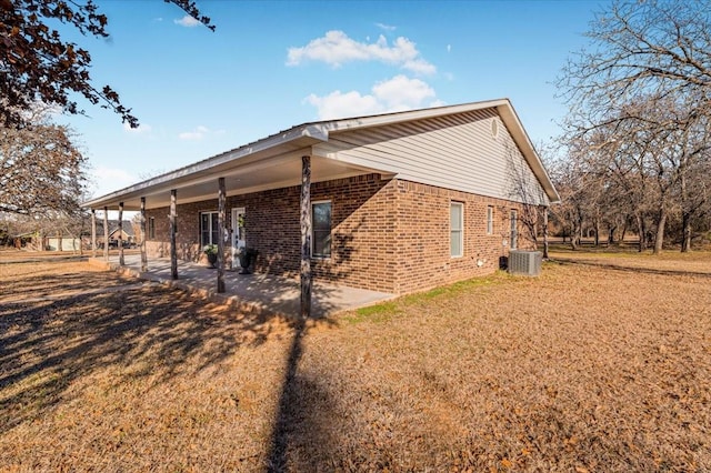 rear view of house featuring a patio area