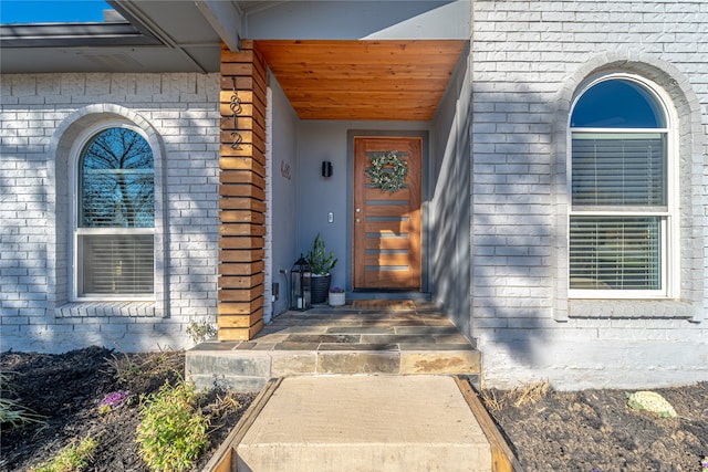 view of entrance to property