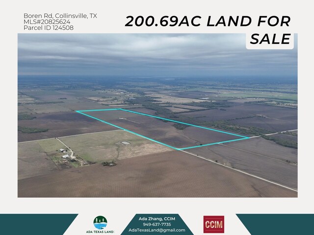 200.96AC Davis Rd, Collinsville TX, 76233 land for sale