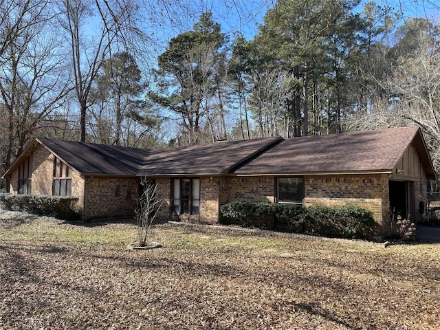 ranch-style house with a garage