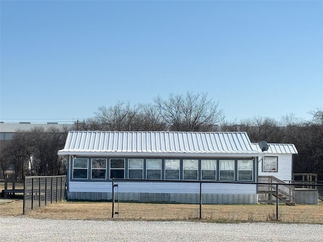 view of front of home