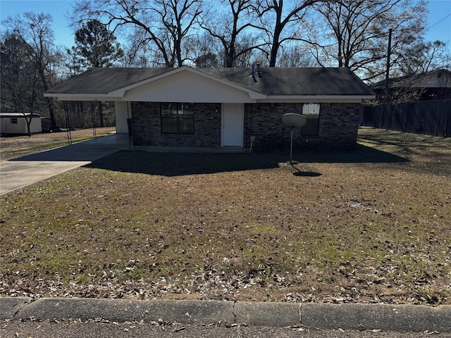 view of front of house with a carport