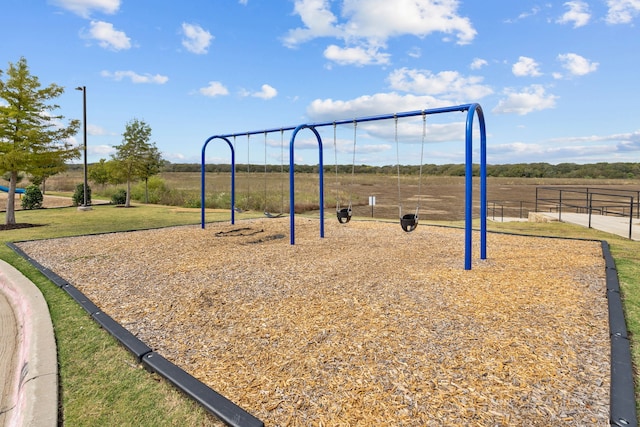 view of jungle gym