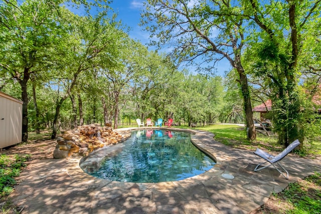 view of swimming pool