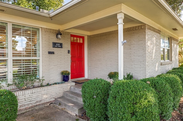 view of entrance to property