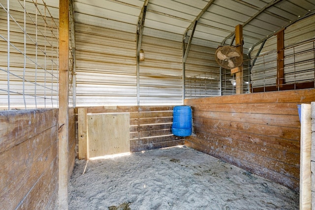 view of horse barn