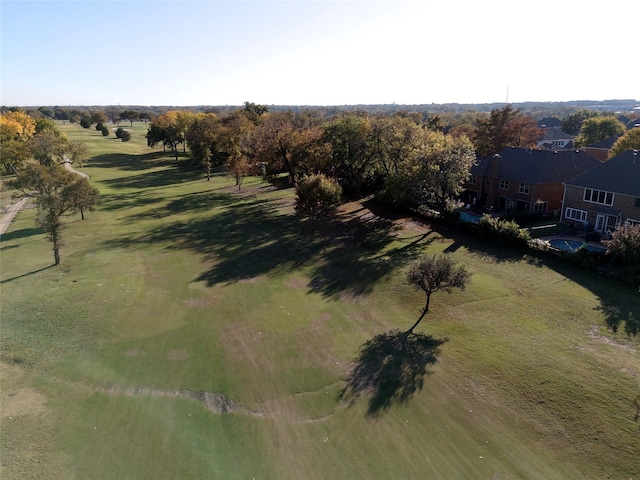 drone / aerial view with a rural view