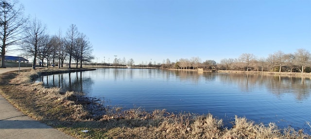 property view of water