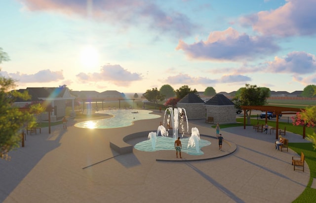 1811 Sideoat Ln, Princeton, TX 75407 - view of pool featuring a gazebo and a patio
