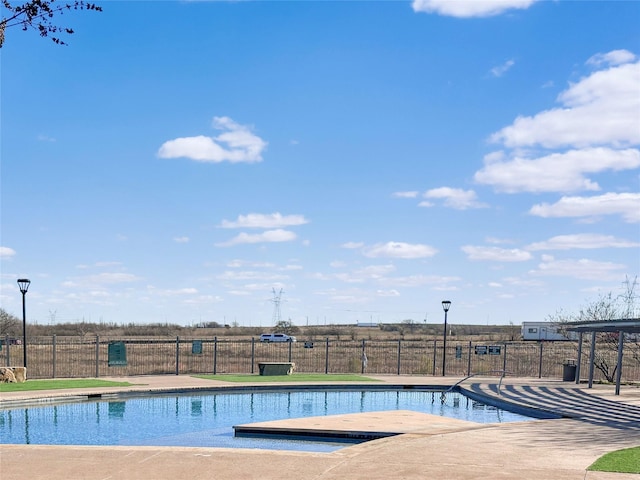 view of pool