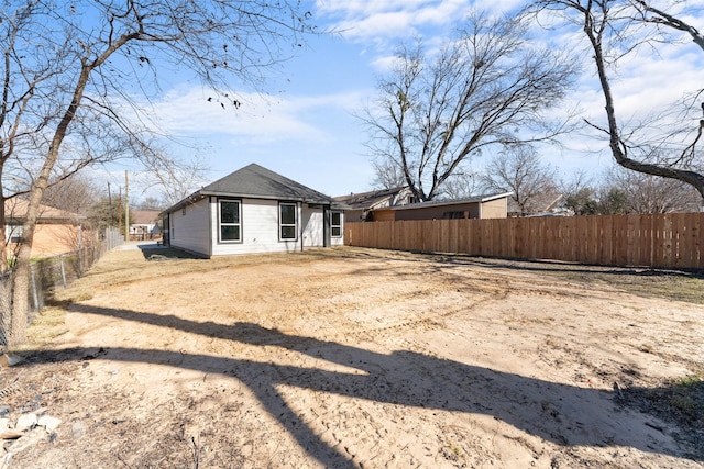 view of rear view of property