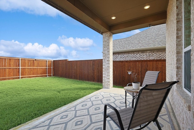 view of patio