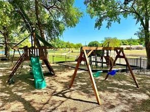 view of jungle gym