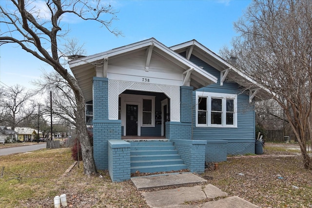 bungalow with a porch