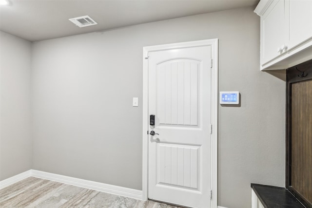 interior space featuring light hardwood / wood-style floors