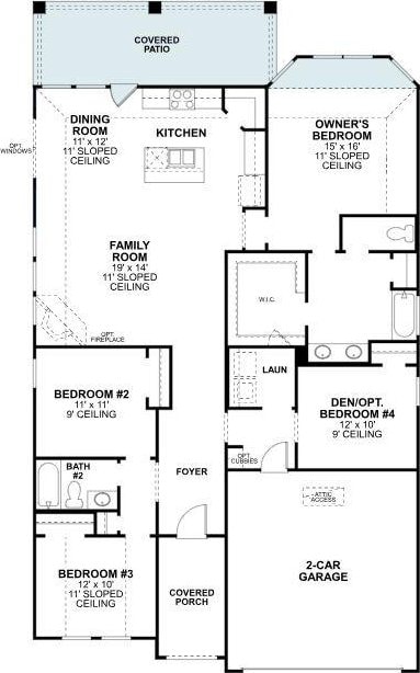 5208 Greenbrook Rd, Denton, TX 76226 - home floor plan