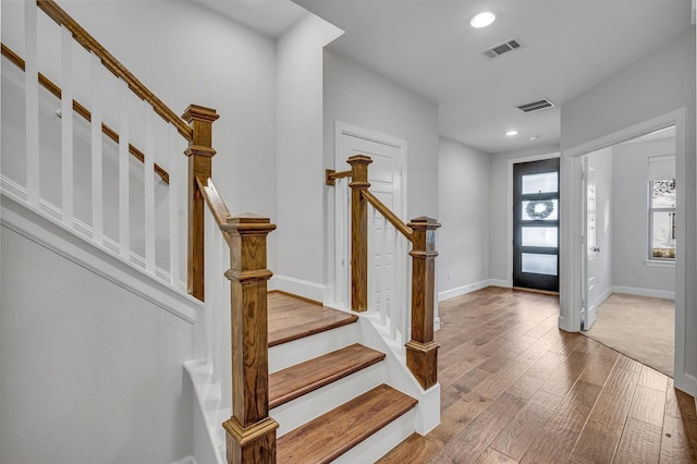 foyer entrance with a healthy amount of sunlight