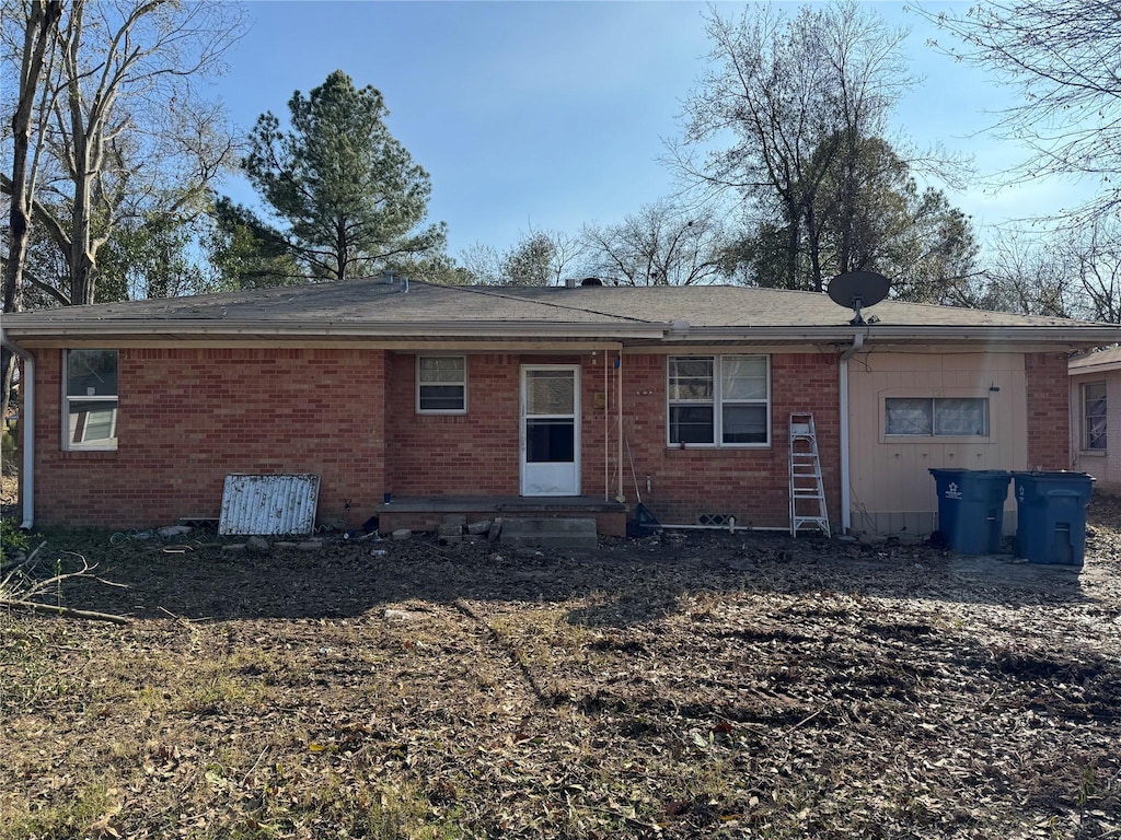 view of back of property