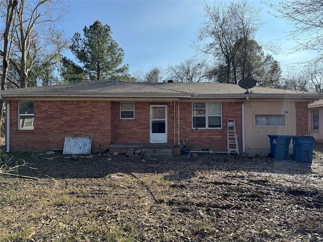 view of back of property