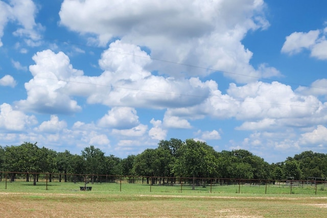 view of landscape featuring a rural view