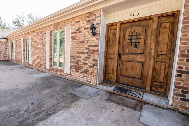 view of entrance to property